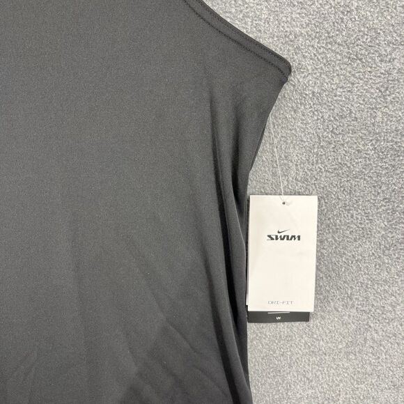 Nike DRI-FIT Swim Hydroguard Shirt Men's XL Black Sleeveless UPF+40 NESSA585 - Picture 6 of 16